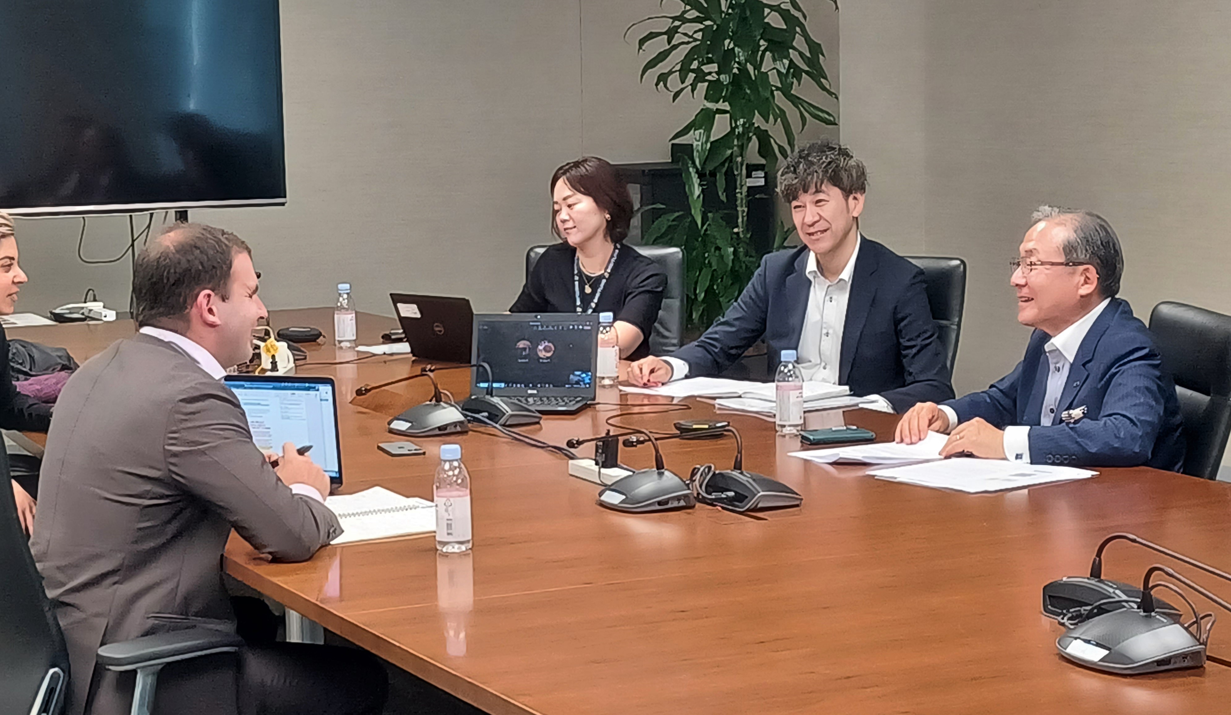 Photos of interviews