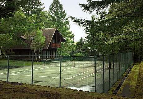 千ヶ滝山荘 テニスコート